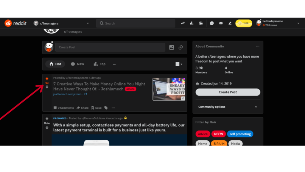 reddit for traffic generation